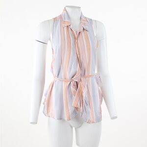 Free People Striped Blouse